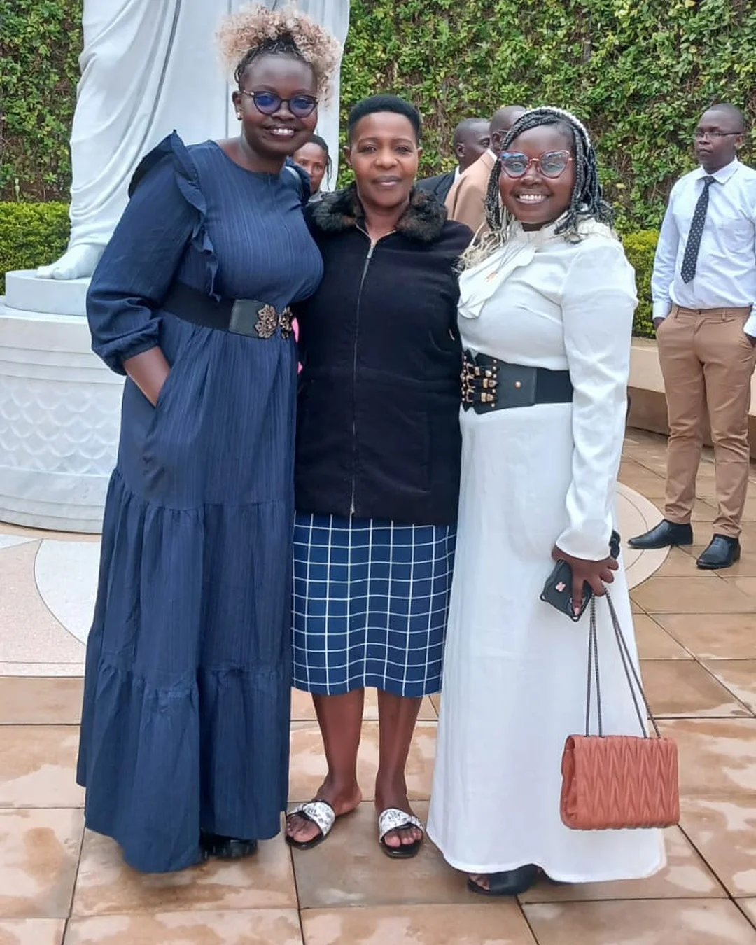 Members of the Kitale District together during their September temple trip